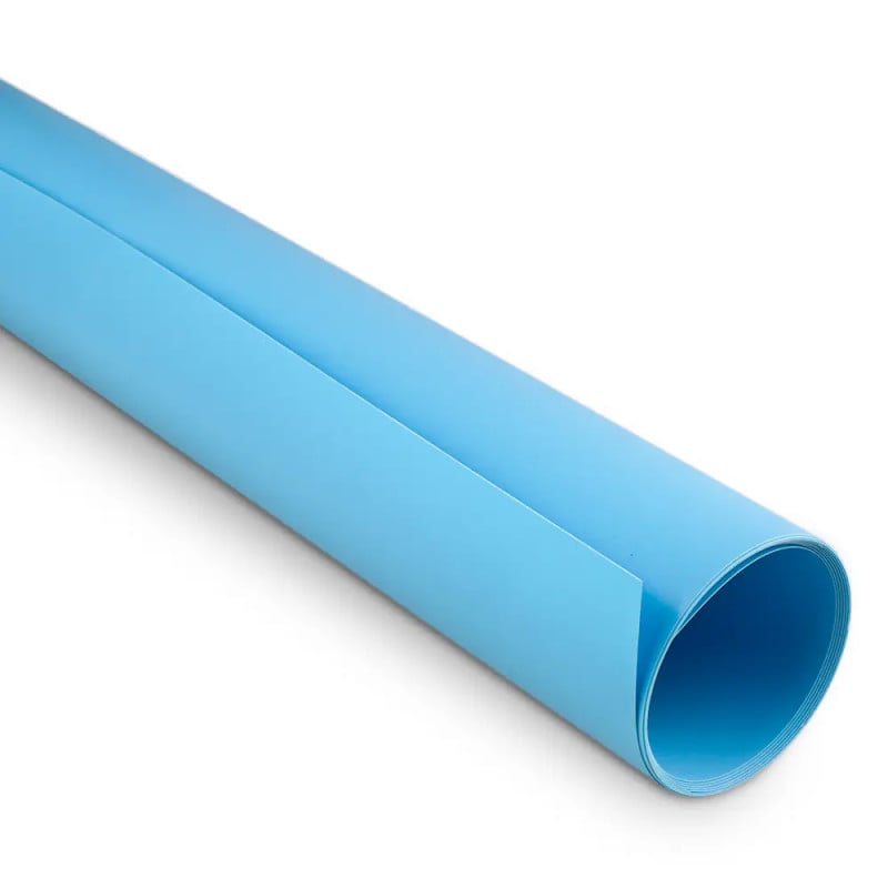 Tło PVC 100cm x200cm niebieskie